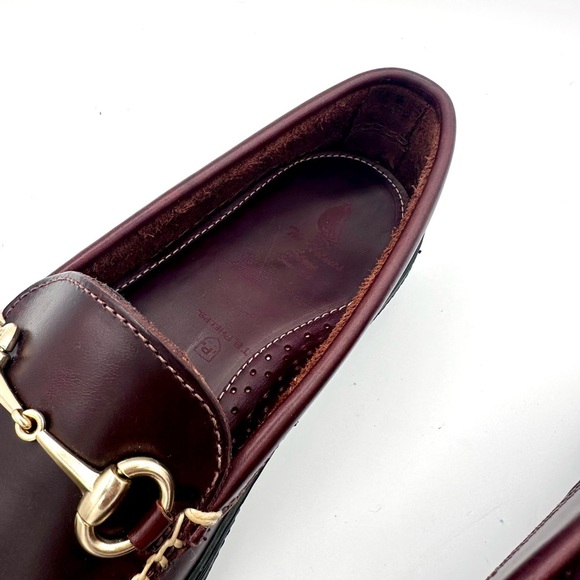 TB Phelps Burgundy Horse Bit Driving Loafers main image 9